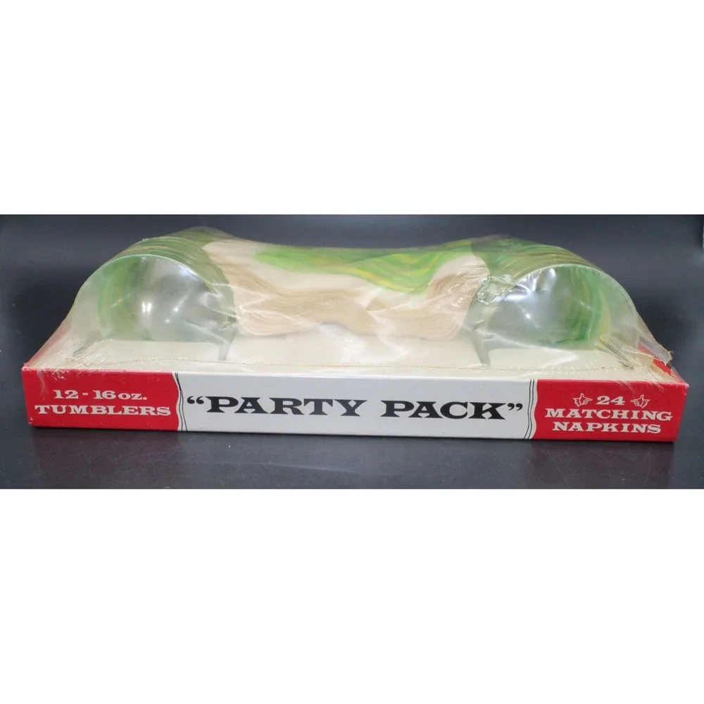 Vintage Dixie Cold Drink Cups Lot Paper Maid Party Set 9oz 16oz New & Opened